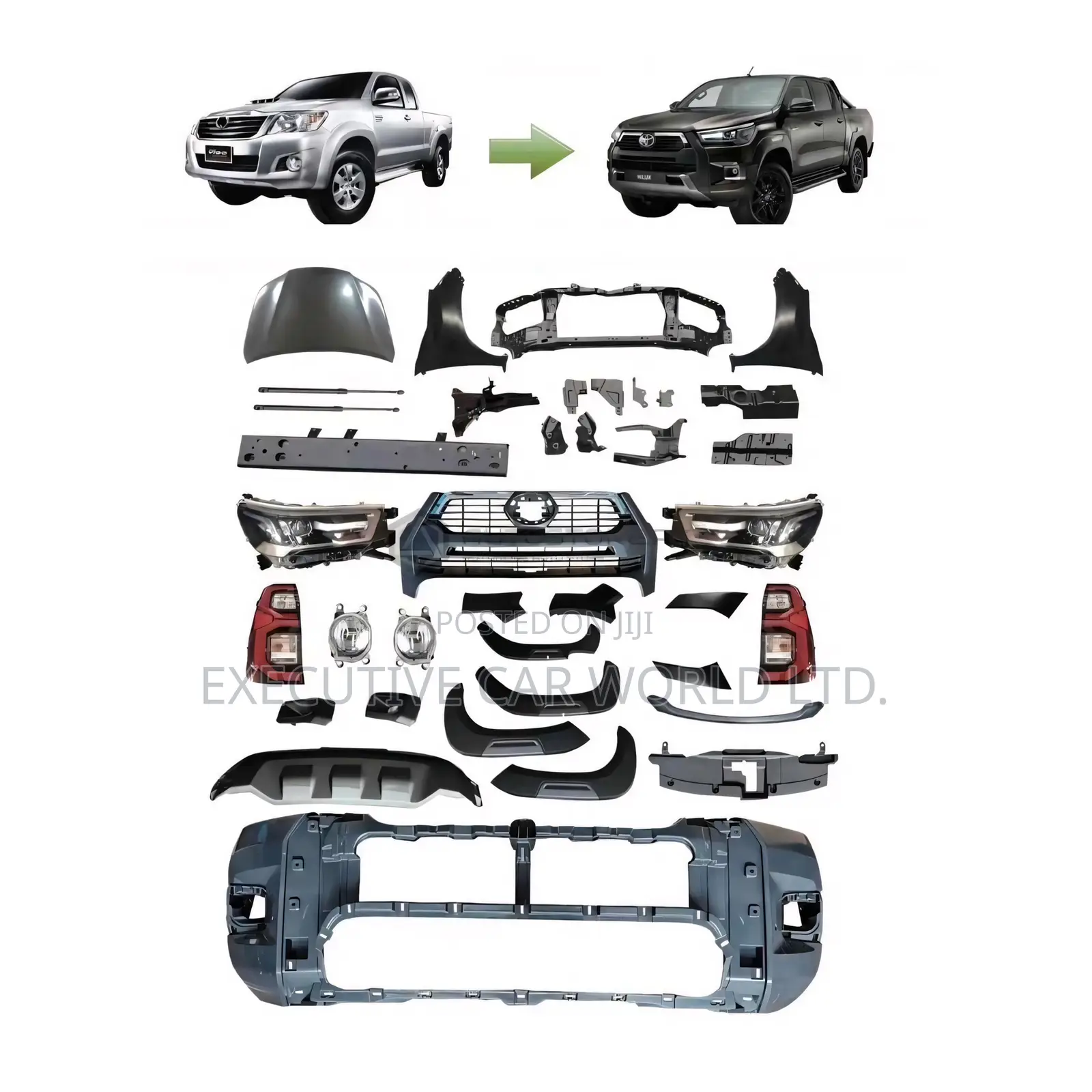Toyota Hilux Vigo To Rocco Facelift Kit