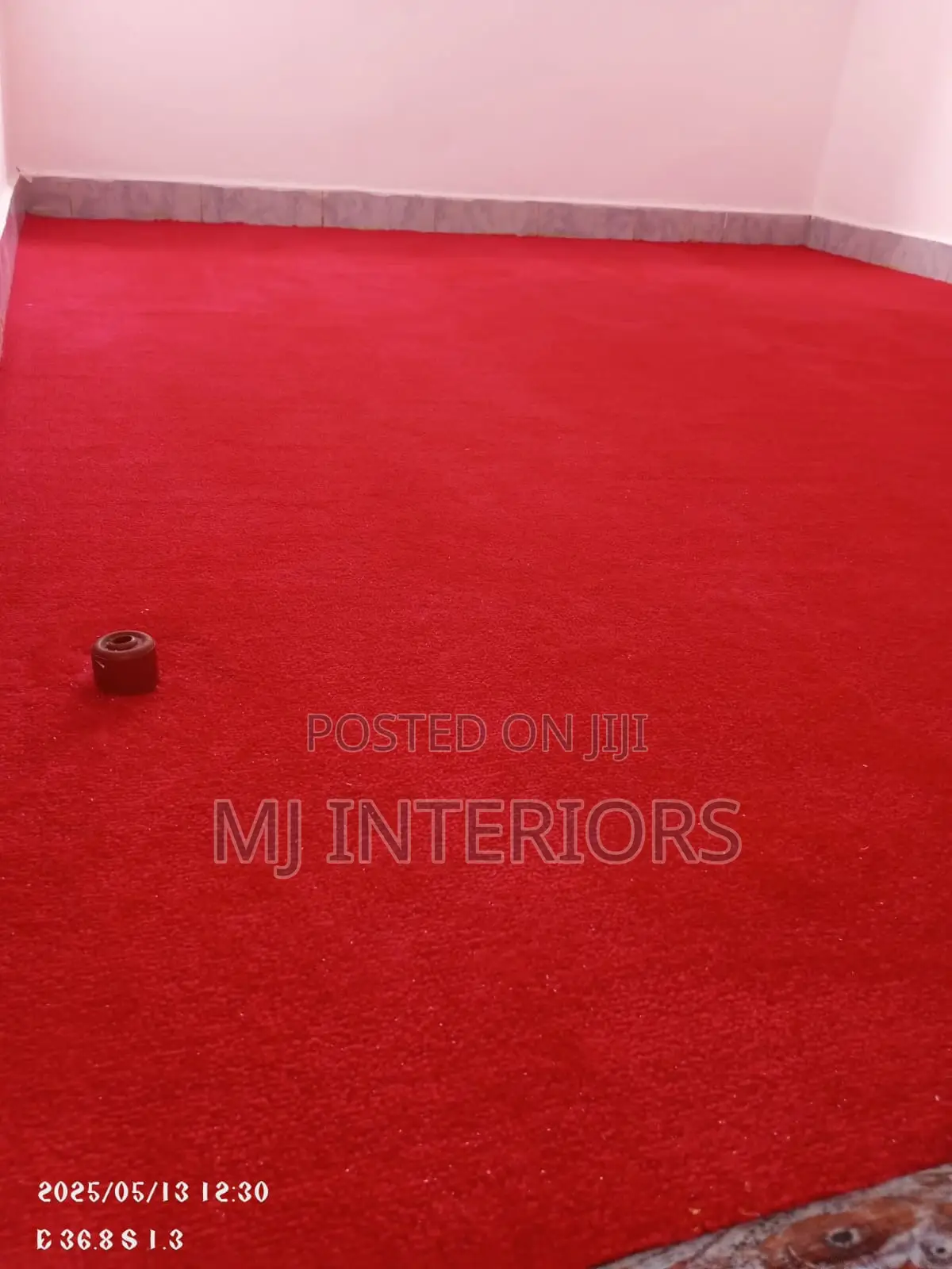 Premium Usa Red Wall to Wall Carpet for Office