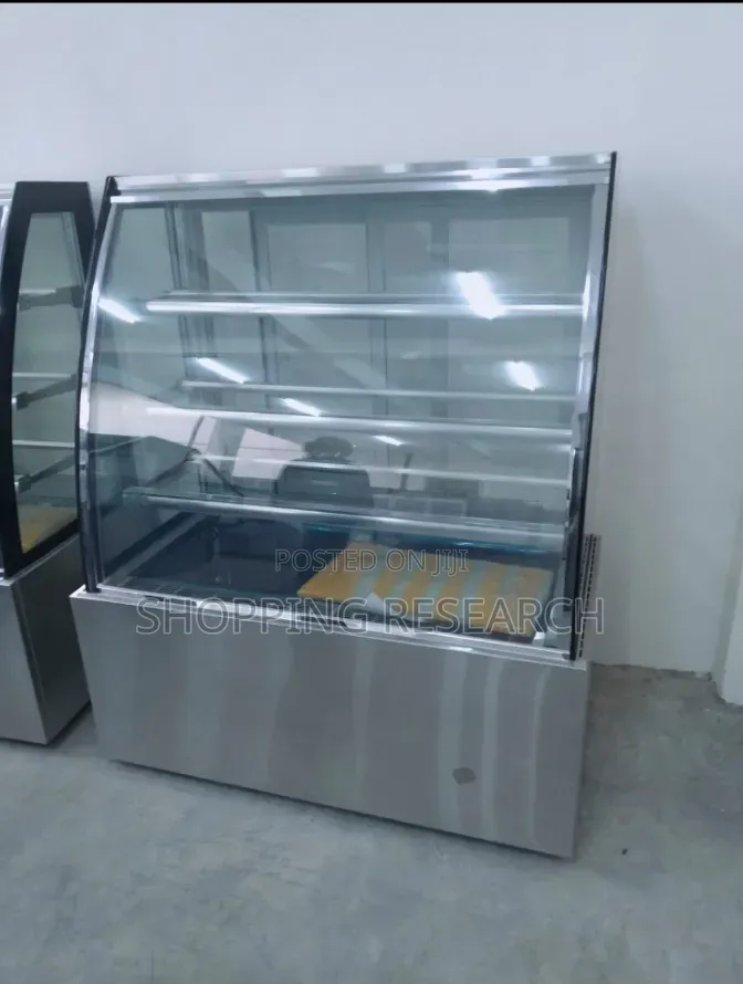 Imported Cake Display Chiller With 3-Shelves Stainless Steel