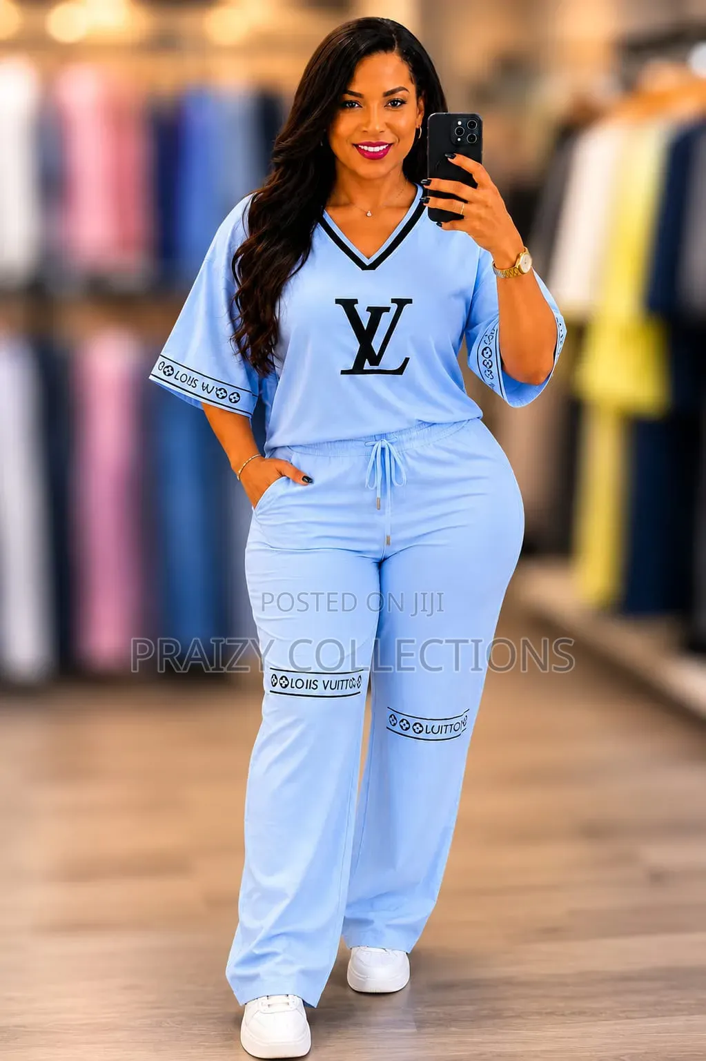 Lv Ladies Trouser+Top Set