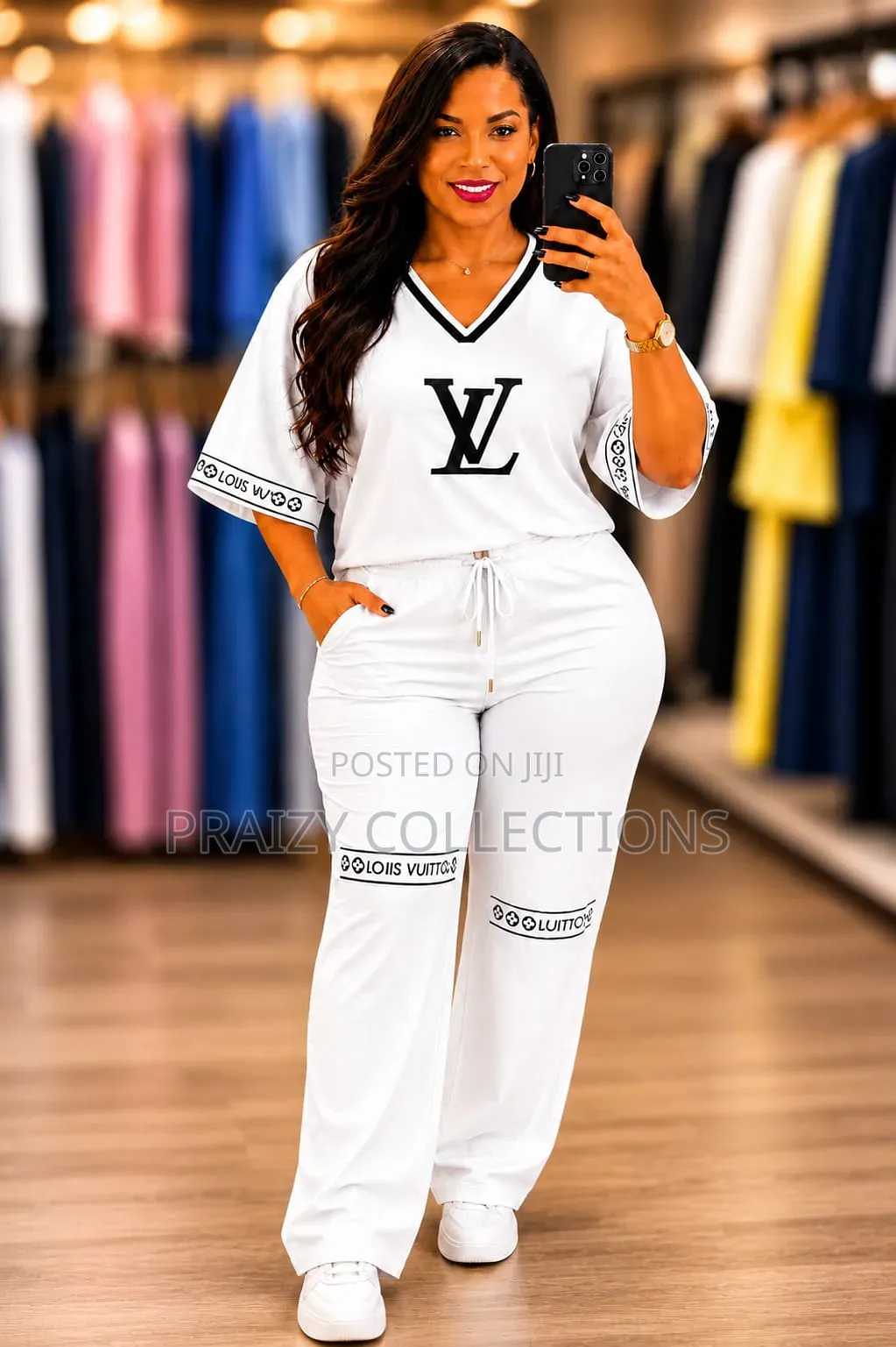 Lv Ladies Trouser+Top Set