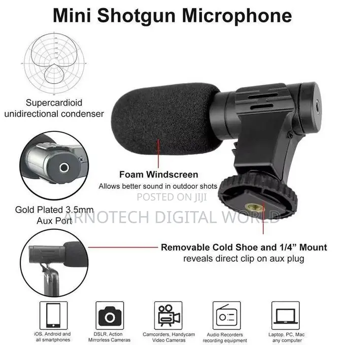 Smartphone Content Creator Video Kit With Led Light and Phone Holder