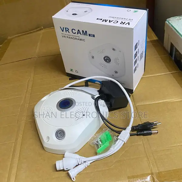 Vr Cam Fisheye 360° Wifi Camera - Hd, Motion Detection, 2-Way Audio