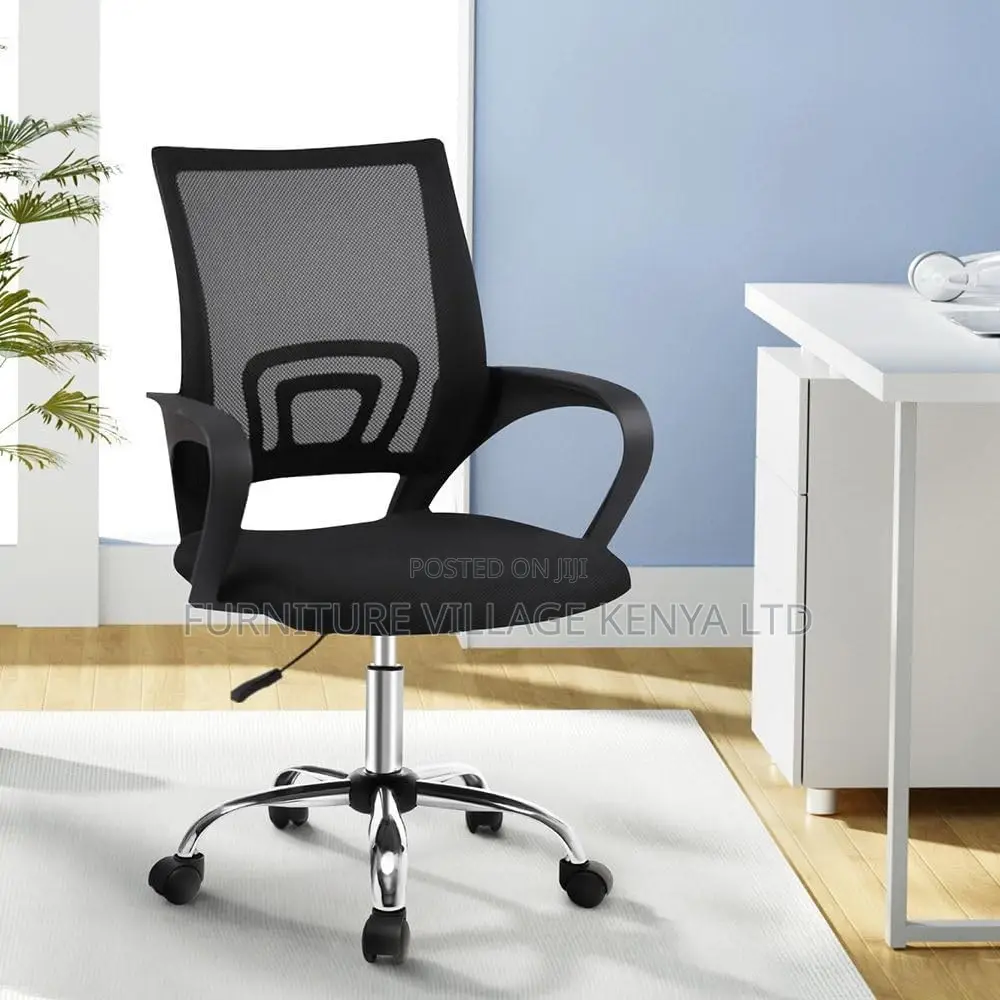 Office Chair: Swivel Mesh Computer Desk Seat.