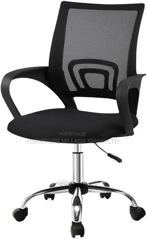 Office Chair: Swivel Mesh Computer Desk Seat.