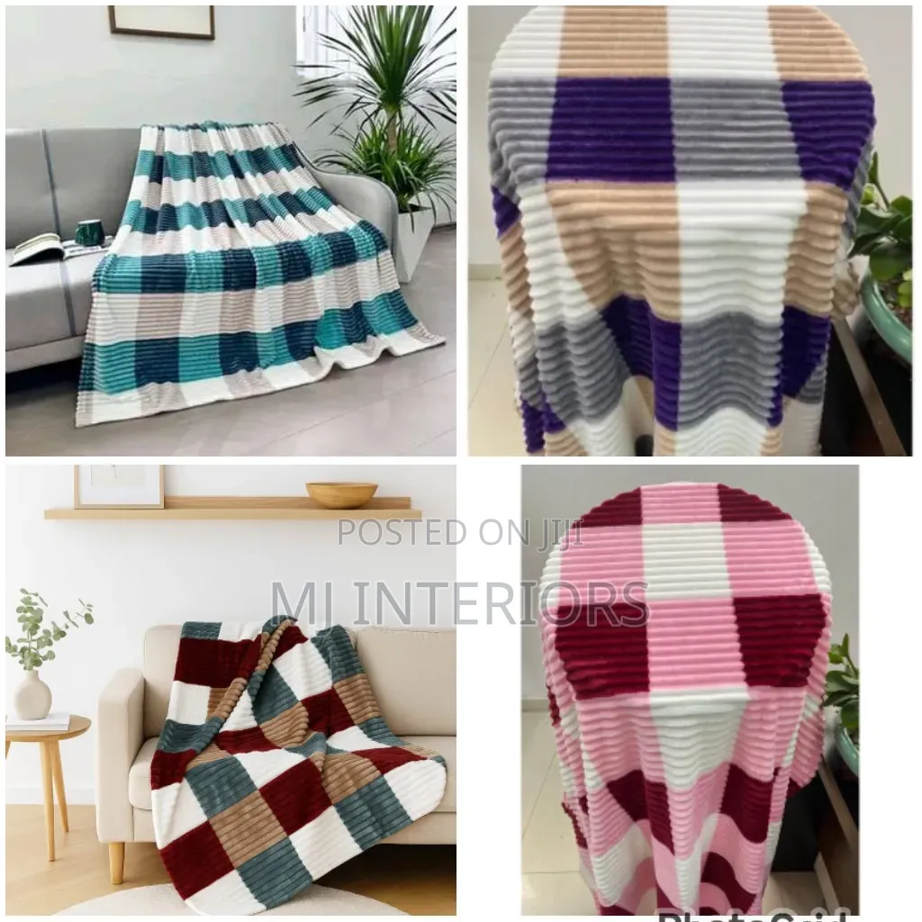 Soft Snuggle Fleece Blankets With Decorative Patterns