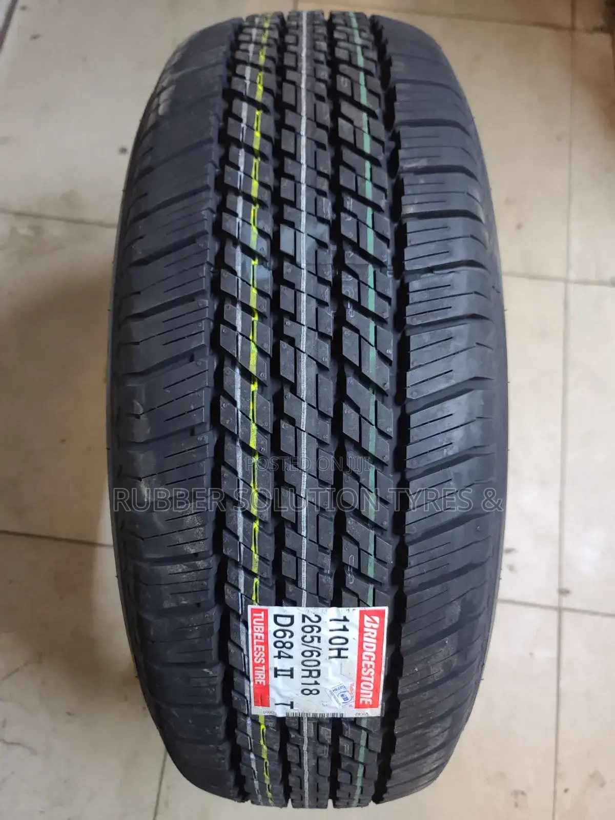 265 /60 R18 Bridgestone Tyres 110h D64