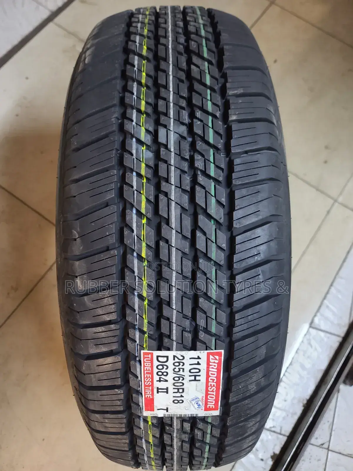 265 /60 R18 Bridgestone Tyres 110h D64