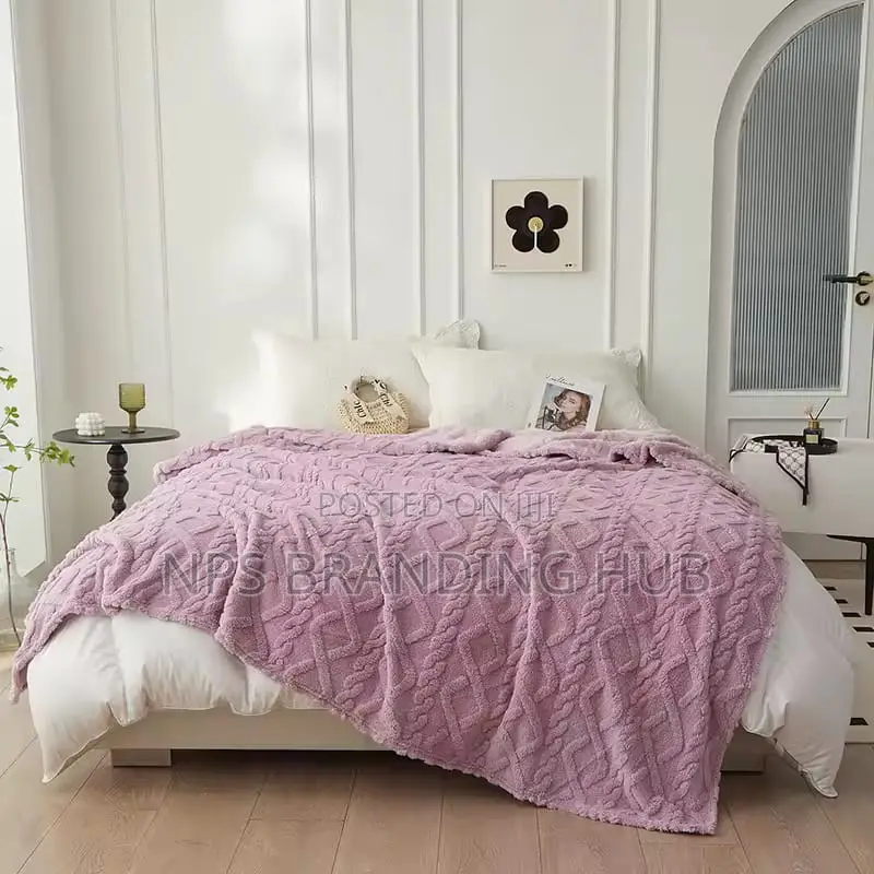 Monolayer Winter Throw Blanket/Fleece Blanket Use: Bedding R.T