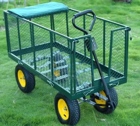 Tc1840 Steel Mesh Garden Trolley Wagon