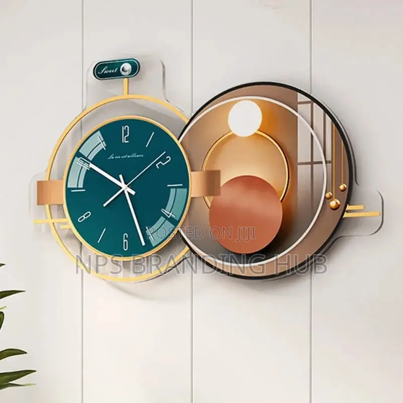 Luxury Decorative Wall Clock Tet