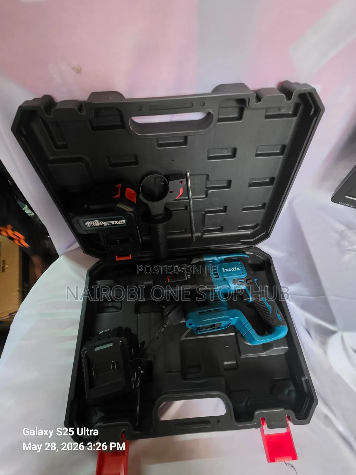 198v Cordless Powerful Rotary Hammer