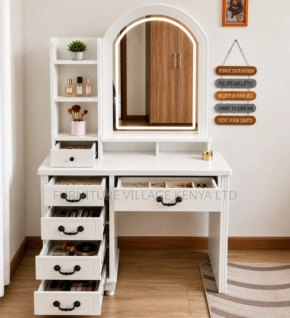 Dressing Table With Mirror.