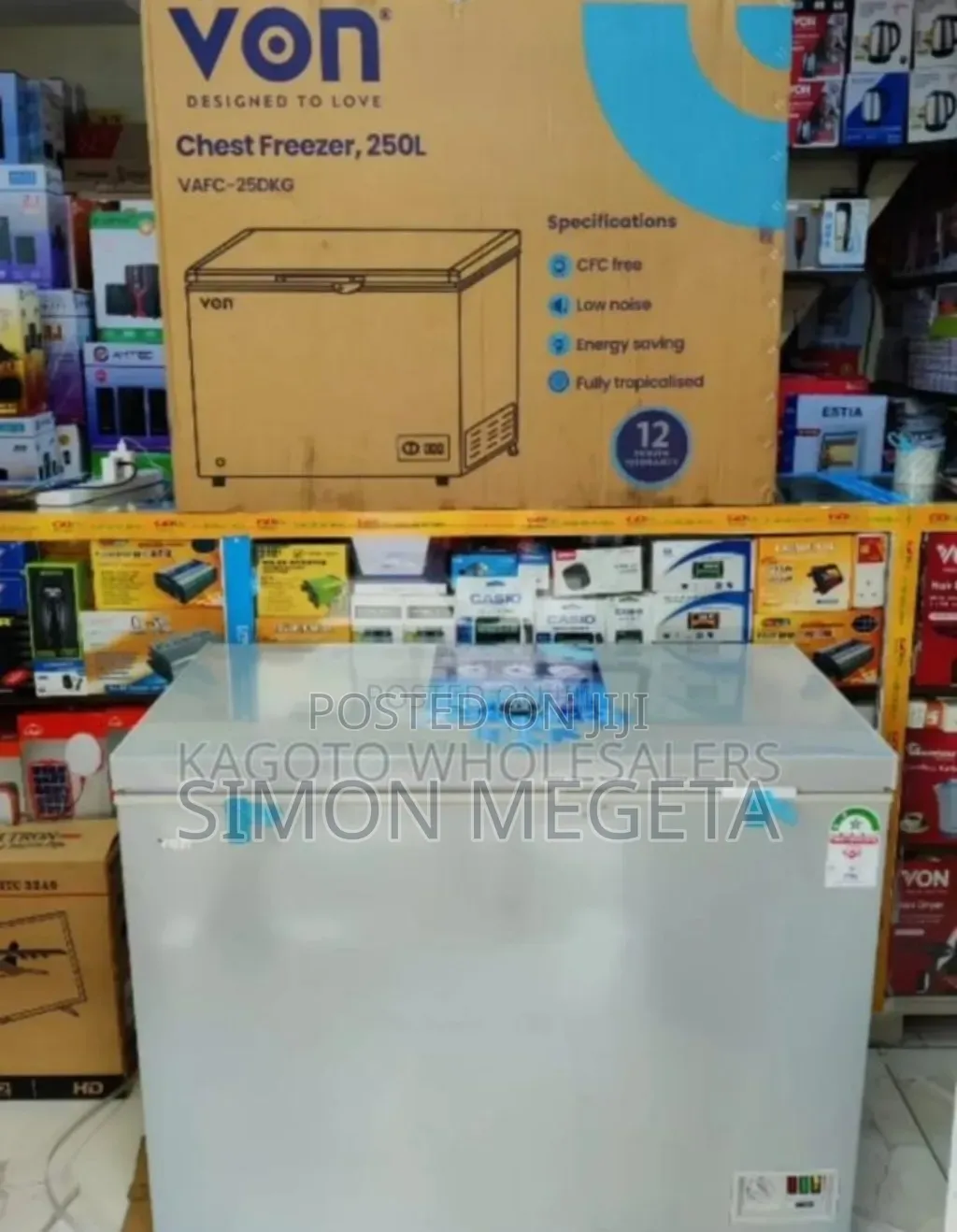 High Quality Von 250l Deep Freezer