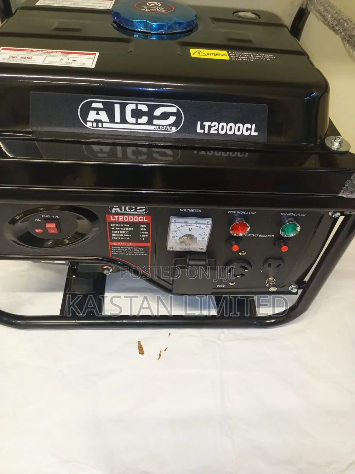 Original Aico Japan Lt2000cl 1.2kva 4-Stroke Petrol Generator