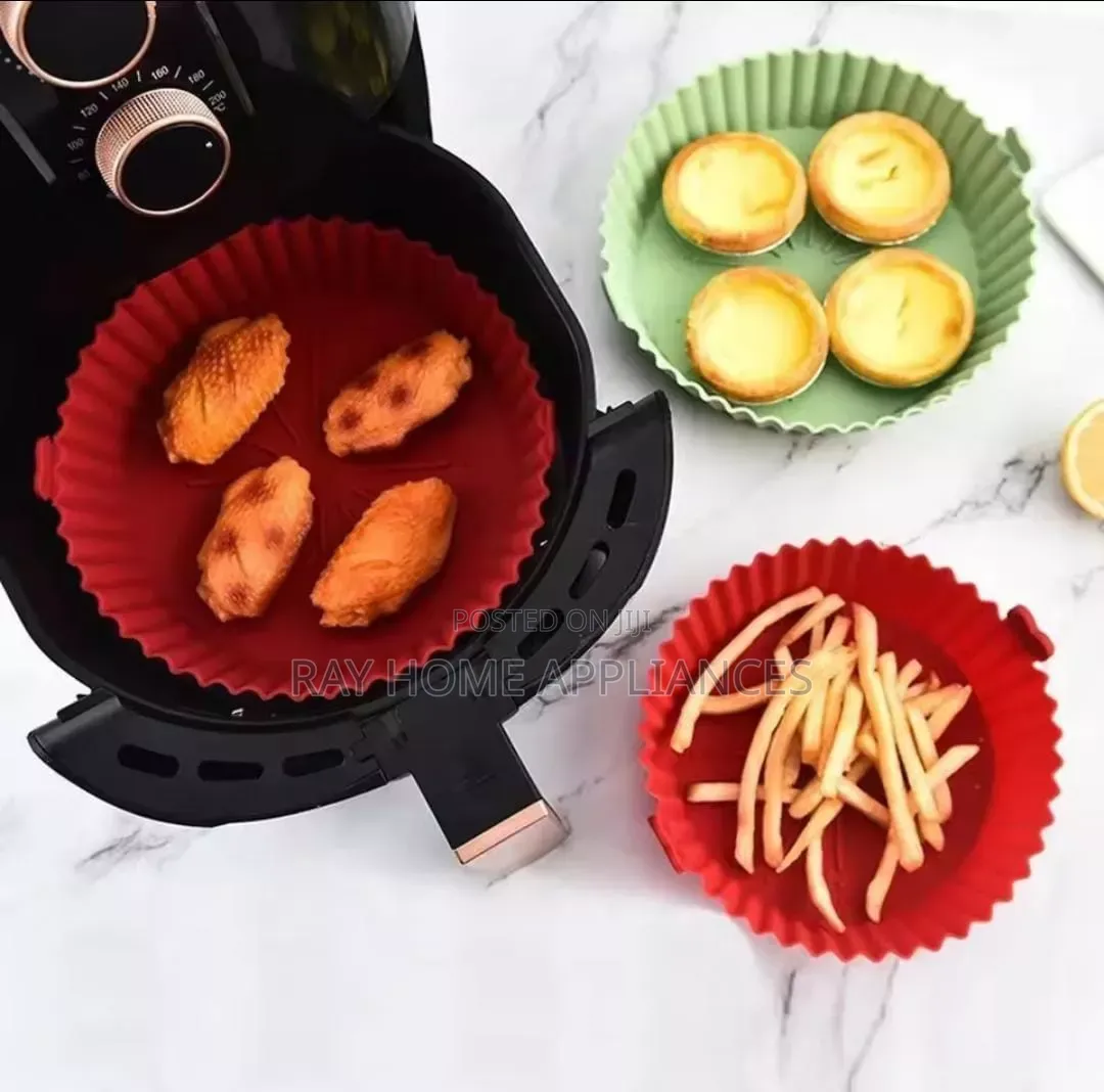 Reusable Air Fryer Silicone Insert Purple Pink