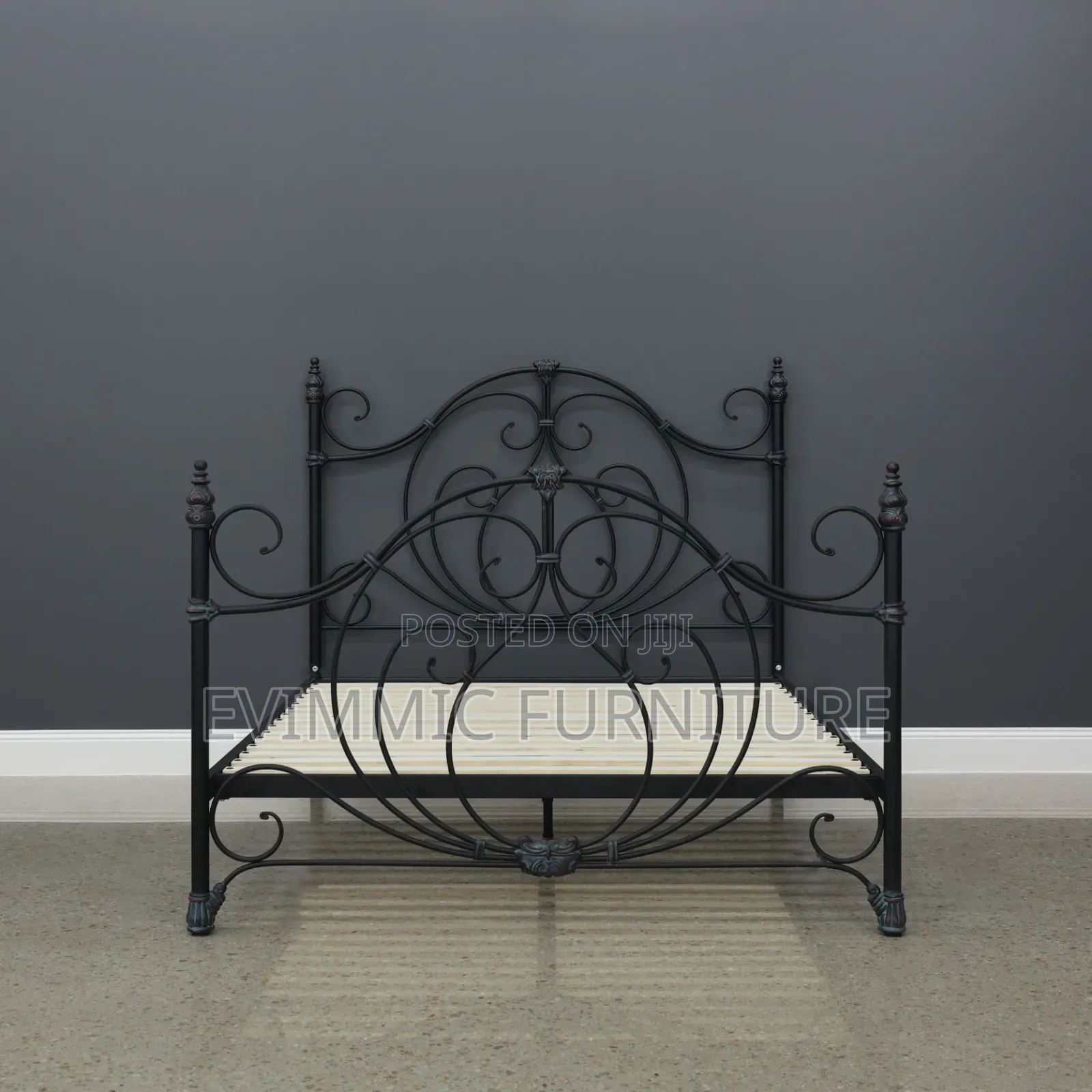 Antique Wrought Iron Queen Size