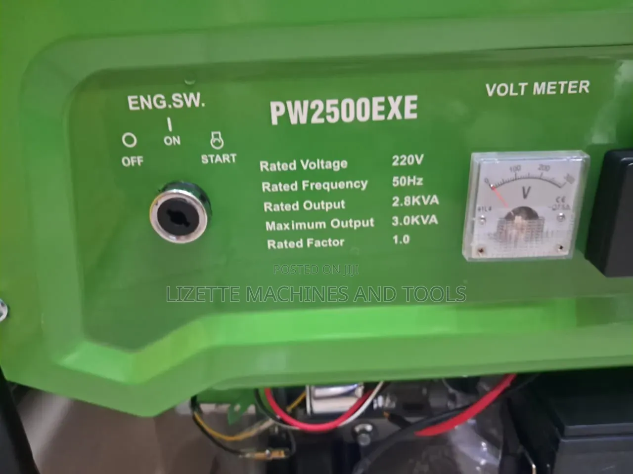 Power Usa 3kva Keystart Petrol Generator