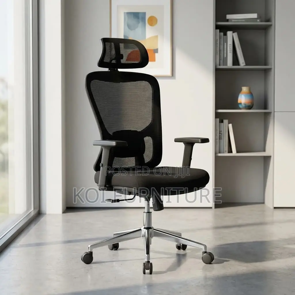 Office Chair : Modern High-Back Ergonomic Mesh Office Chair