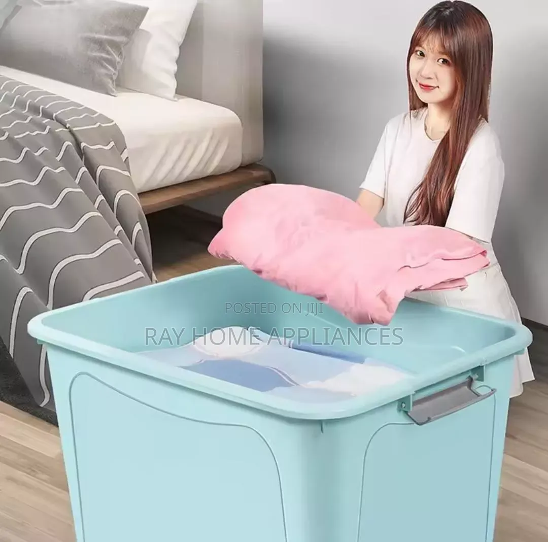 Stackable Storage Box With Wheels Capacity:80litres