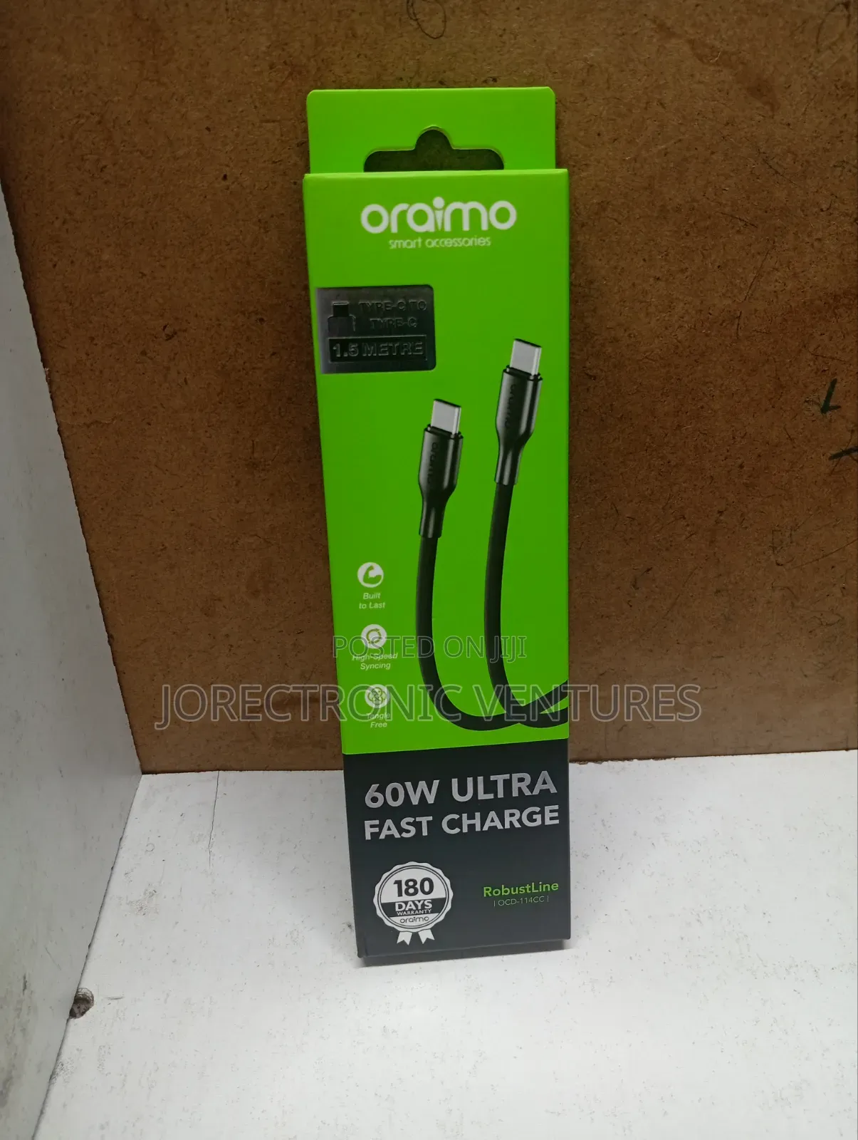 Oraimo Type C to C 1.5 Meter Cable