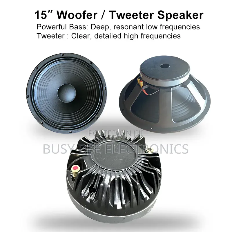 Twin JBL 15"+Amplifier+Mixer + Free Cables