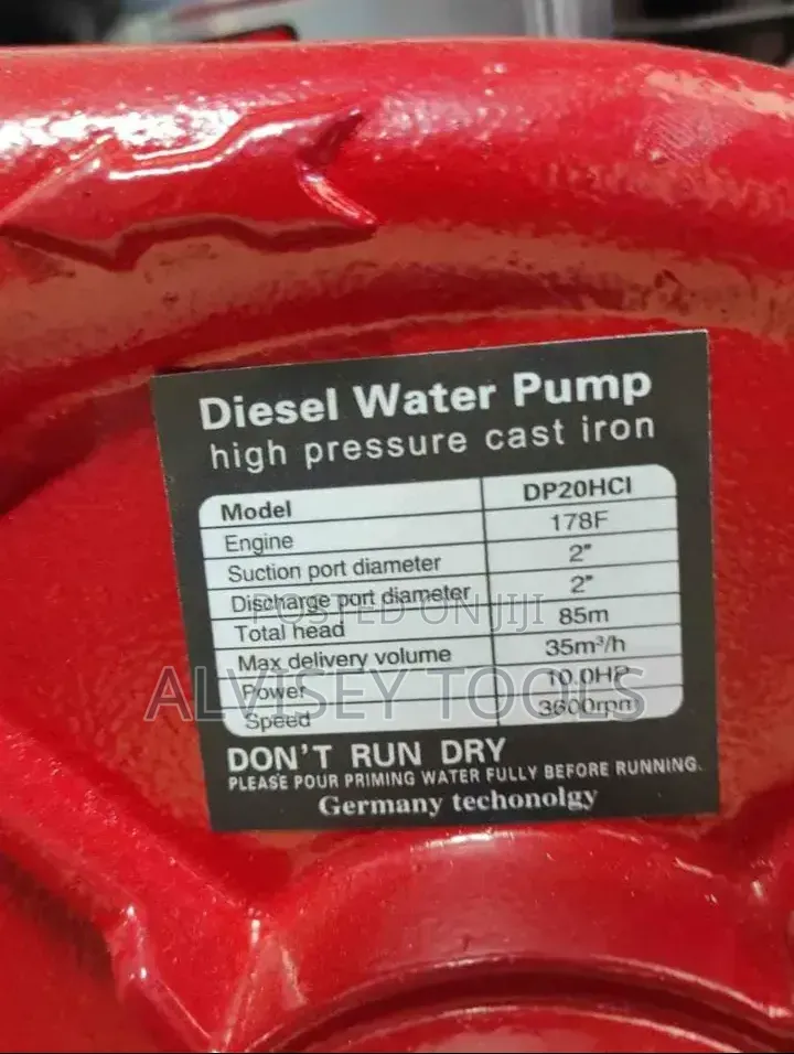 Girasol Diesel Water Pump 2" 10hp