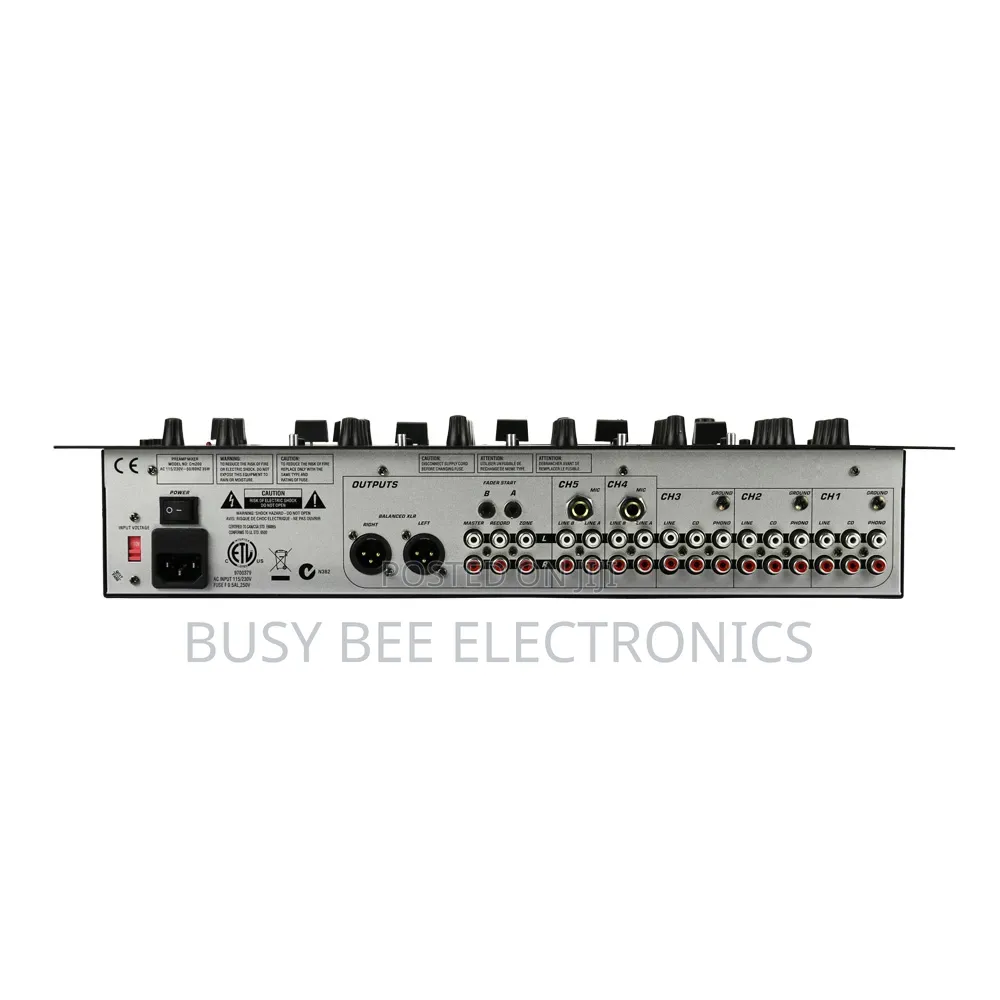 Professional Dj Mixer Cm200 Audio Sound Mixing