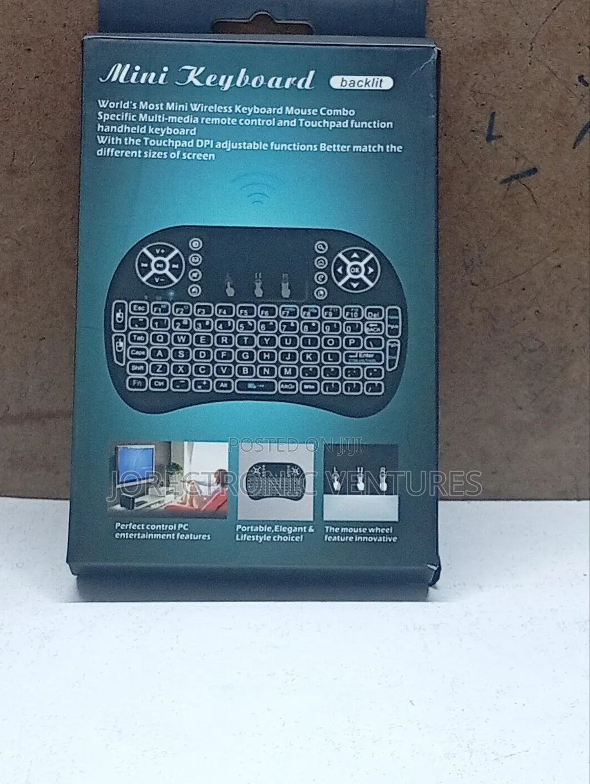 Backlit Wireless Mini Keyboad