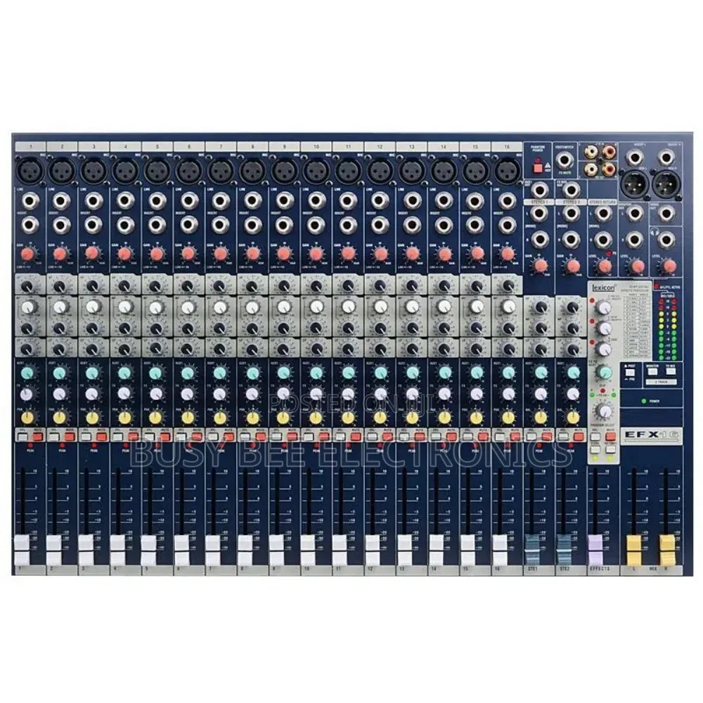 Efx16 Professional 16-Channel Usb Audio Mixer