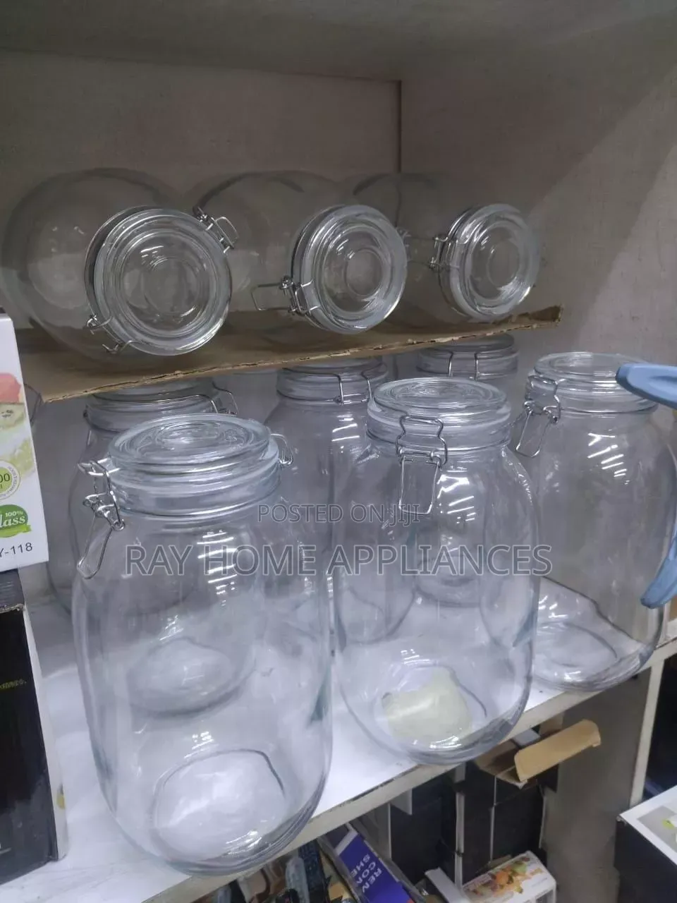 3000ml Airtight Storage Clip Top Jars