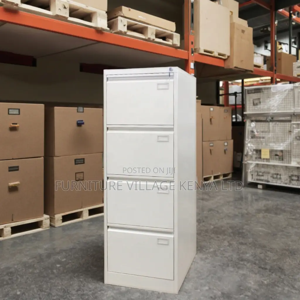 4 Drawer Metal Filing Cabinet.