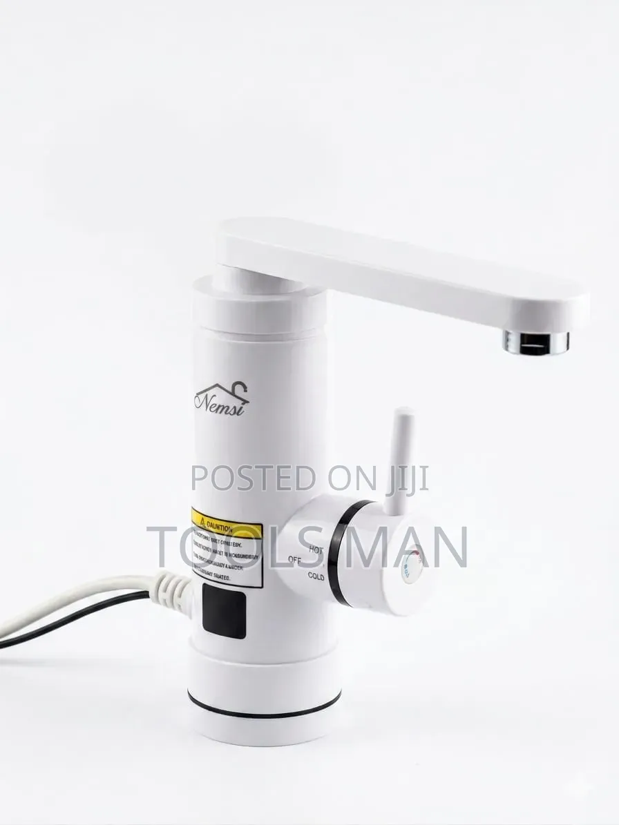 Nemsi Instant Electric Water Heater Tap With Digital Display.