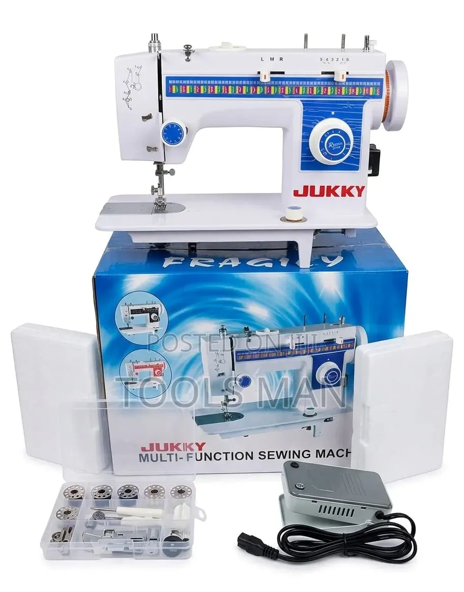 Jukky Multi-function Heavy Duty Sewing Machine With Accessories