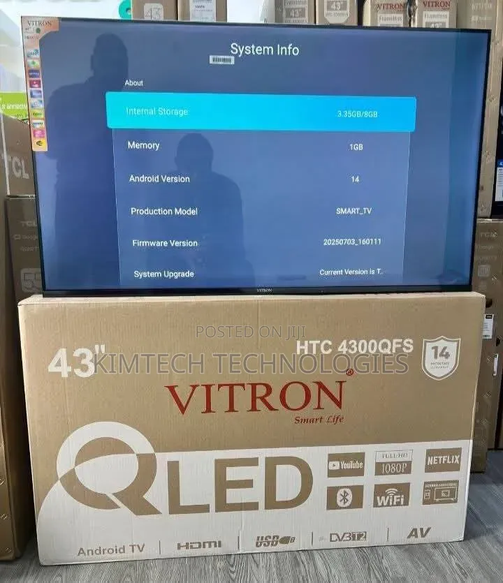 43 Inches Qled Vitron TV