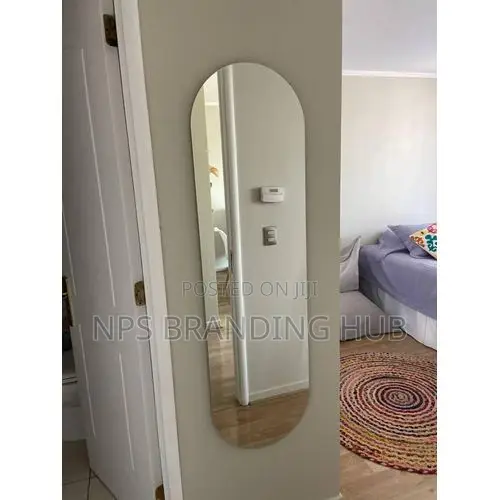 Peel and Stick Unbreakable Wall Mirror 40x120cm HBC