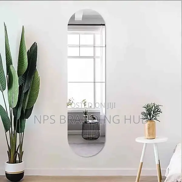 Peel and Stick Unbreakable Wall Mirror 40x120cm HBC