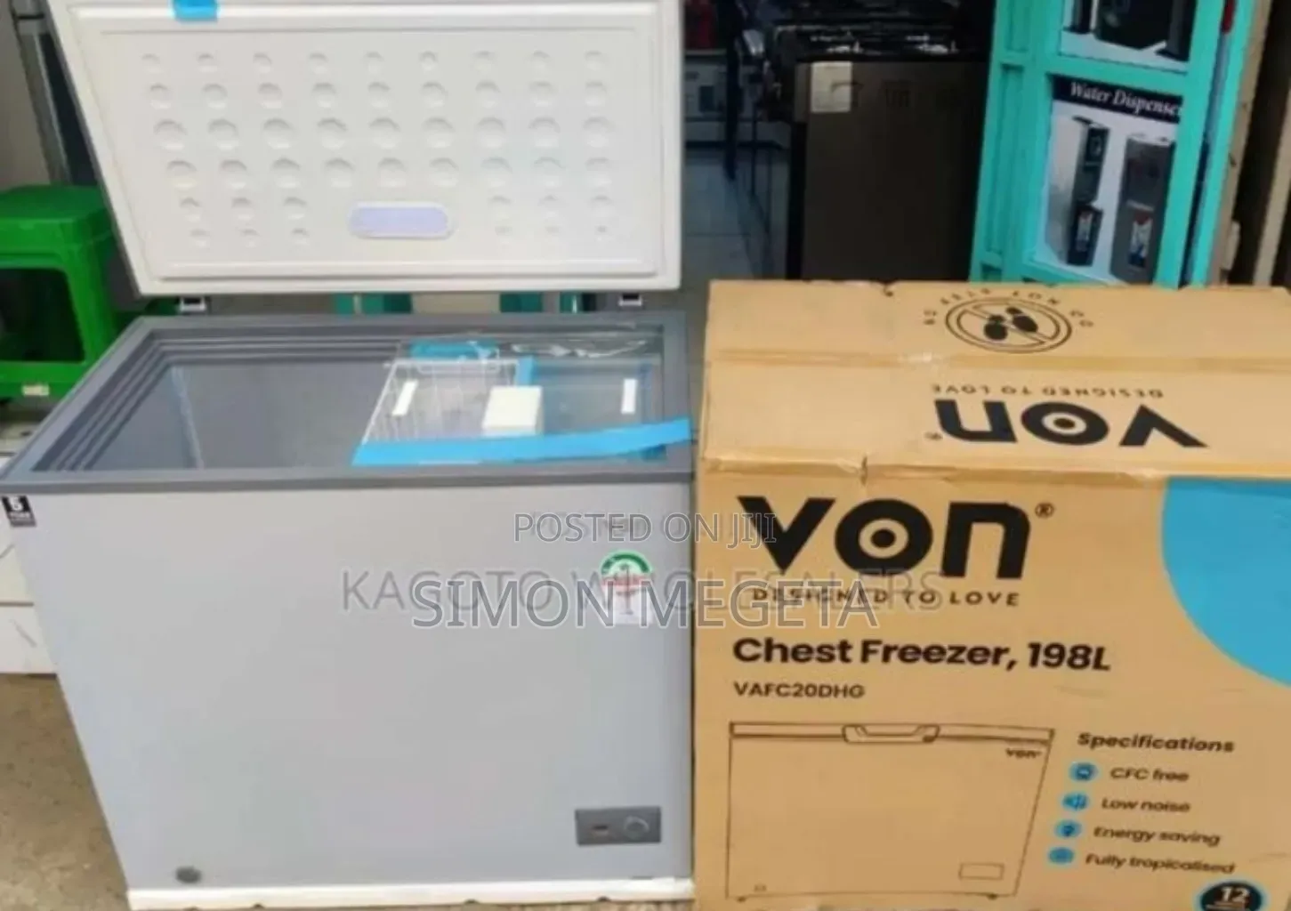 Low Power Consumption Von 198l Freezer