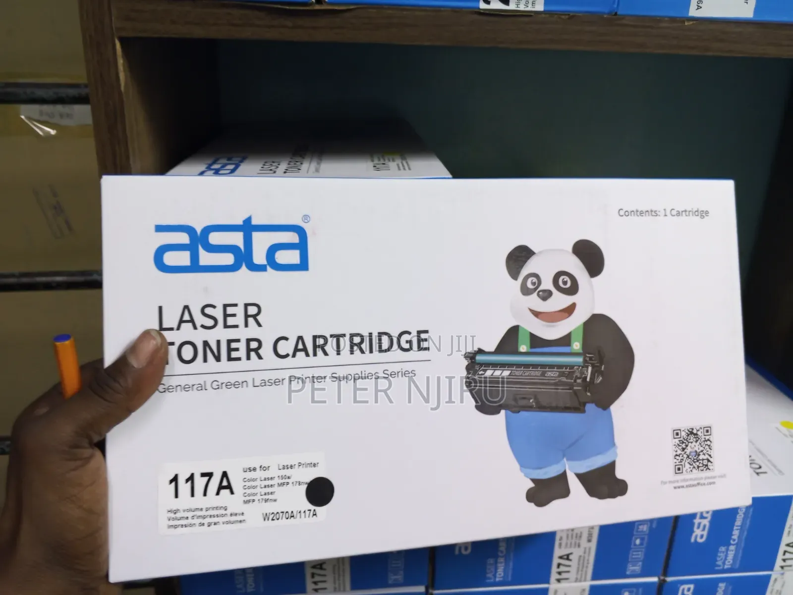 Asta 117a Toner Cartridge Hp W2070a (Black