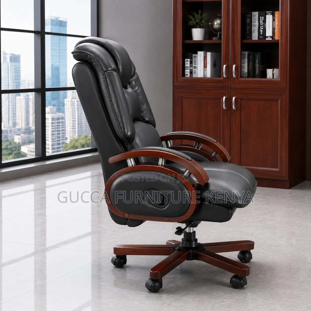 Leather Executive Office Seat.