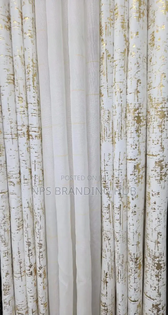 3 in 1 Curtains Drapes Set