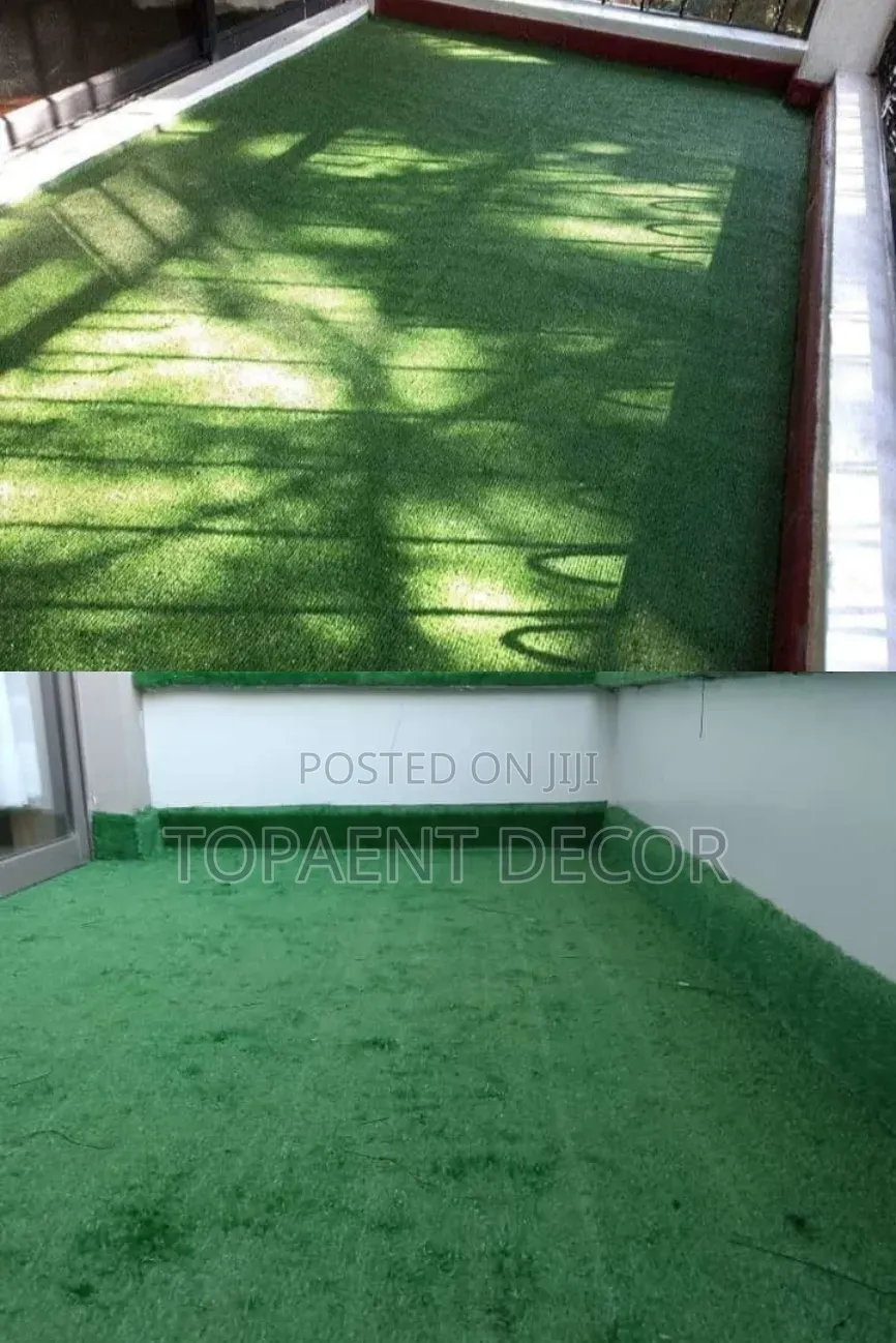 Light Na Dark Green Water Resistant Artificial Green Grass Carpet