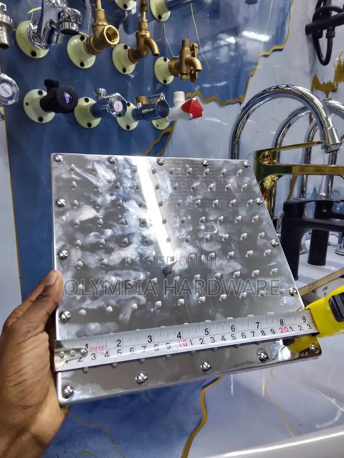 Silver Shower Head 9 Inches