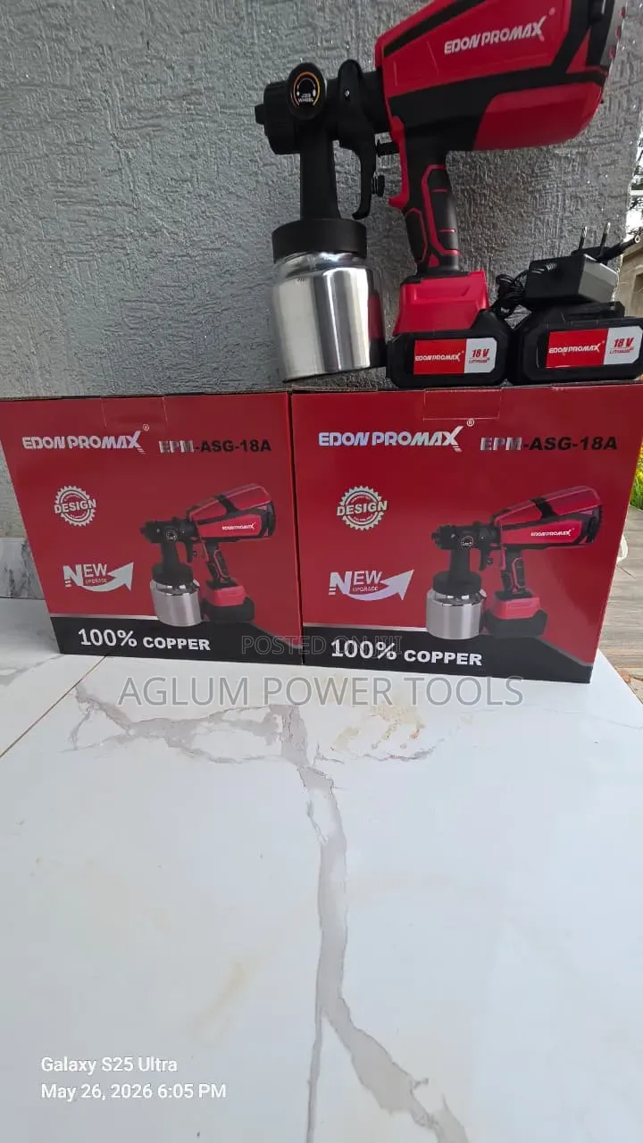 Edon Cordless Spray Gun 18v