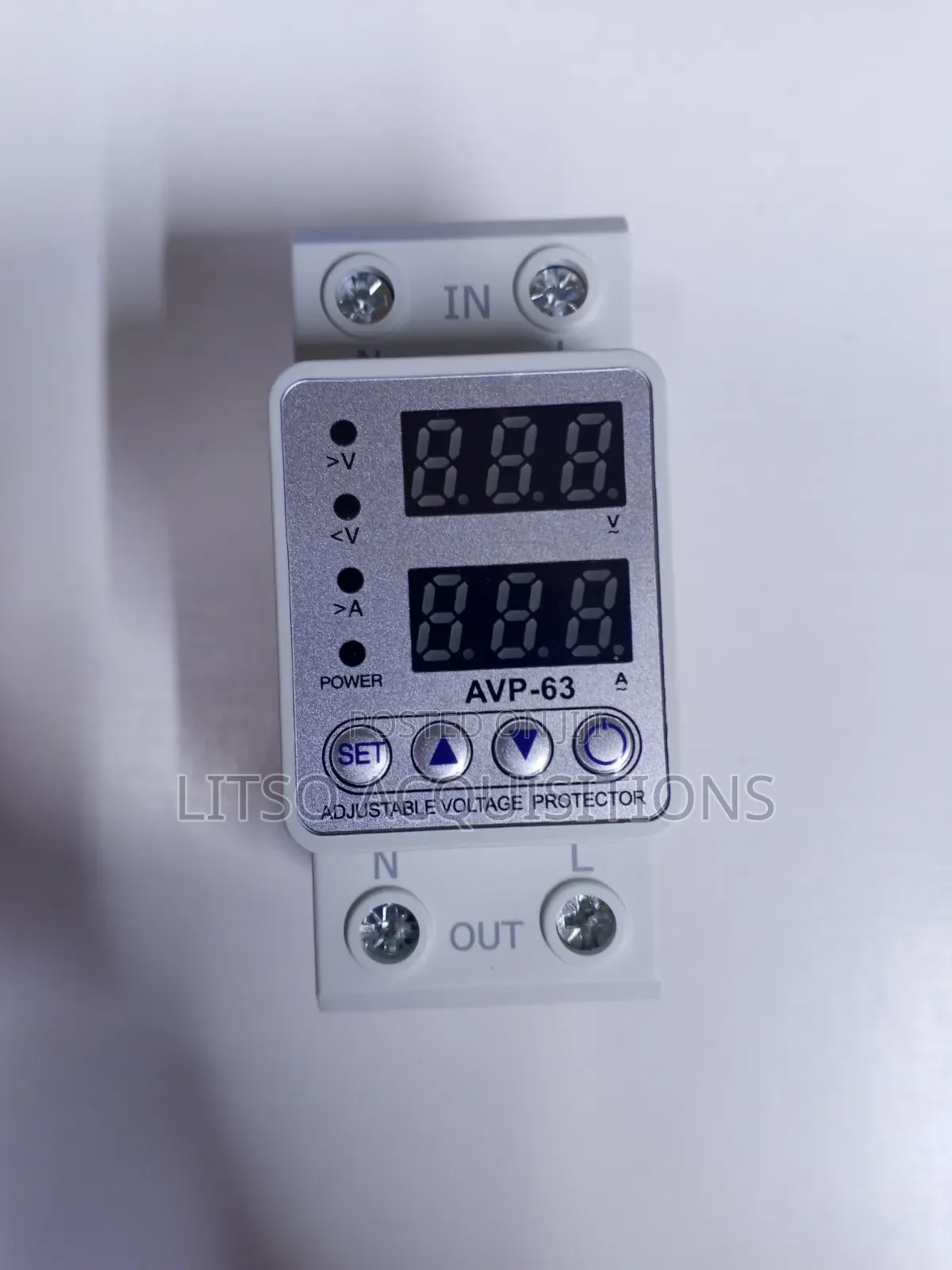 Digital Ac 220v 63a Adjustable Voltage Protector