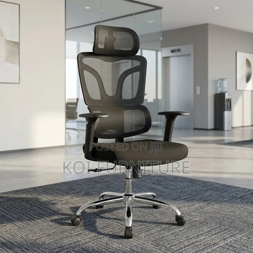 Office Chairs; High Backrest Orthopedic Executive Breathable Chairs