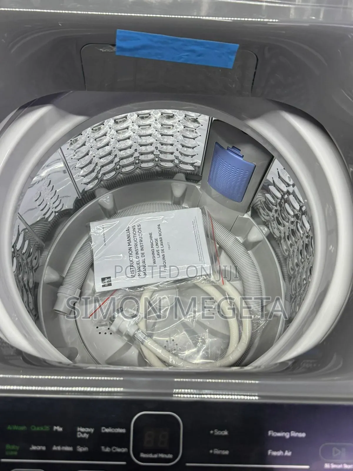 Top Loading Syinix 8kgs Full Automatic Top Load. Original