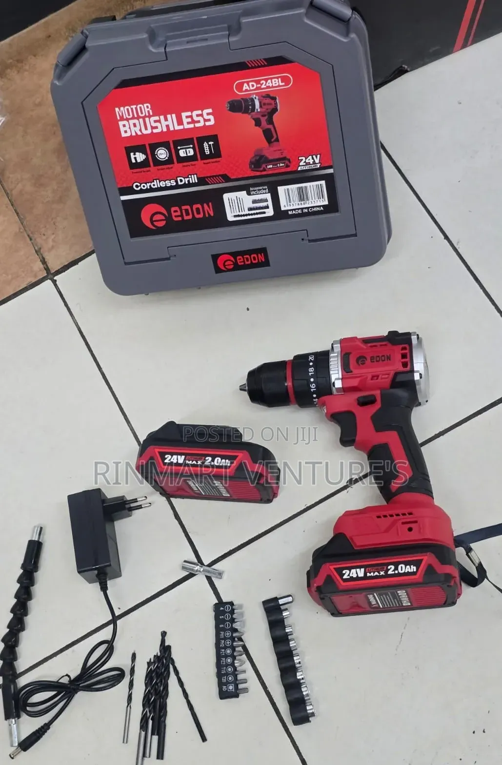 Edon Brushless Cordless Drill 24v