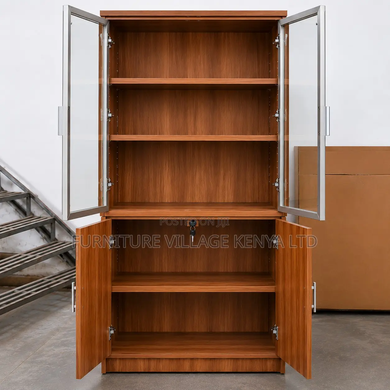 2-Door Wooden Office Cupboard.