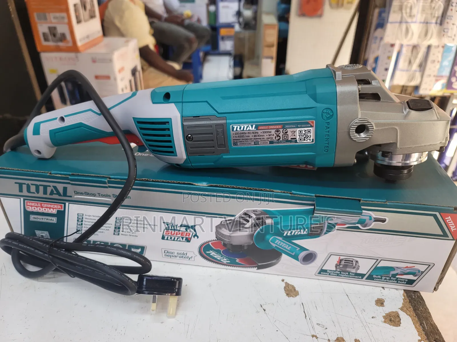 Total Grinder 3000w 9 Inch/Electric Angle Grinder 9"